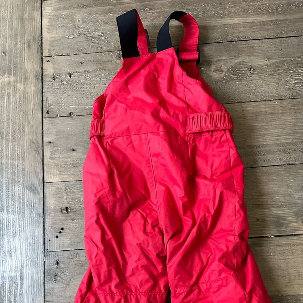 Columbia ski bibs 3T red